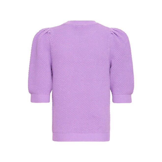 gebreide top lavendel