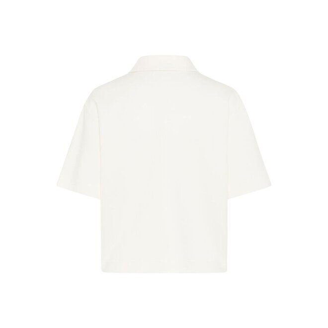 travel polo off white