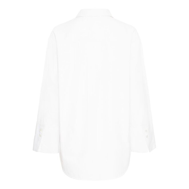 lange witte blouse