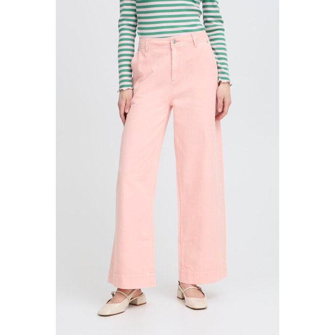 wideleg jeans pink