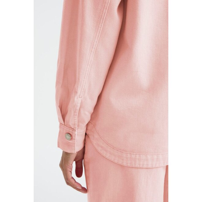 oversized jeansblouse pink