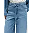 Object wide leg jeans met touwceintuur