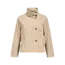 Object trenchcoat met opstaande kraag
