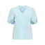 Object top met pofmouw lichtblauw