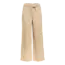 Object wide jeans met strikceintuur beige
