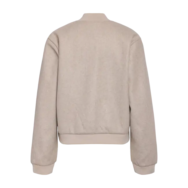 Noisy may bomber jack wool look beige
