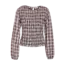Noisy may getaillerde blouse ruitjes
