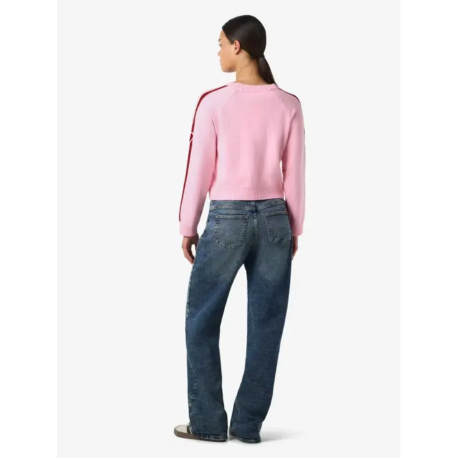 trui met contrasterende bies