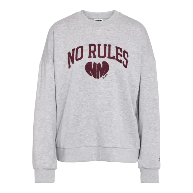 sweater met flockletters