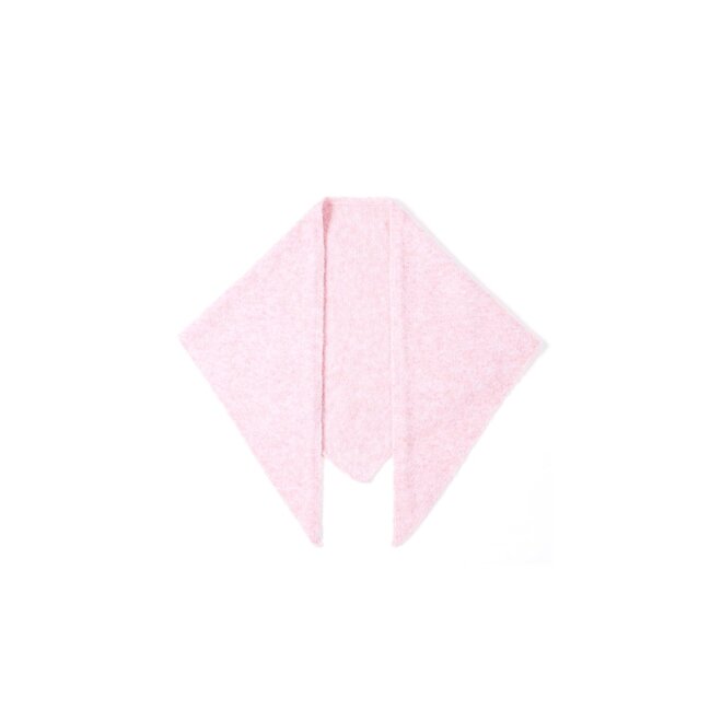 triangel sjaaltje zachtroze