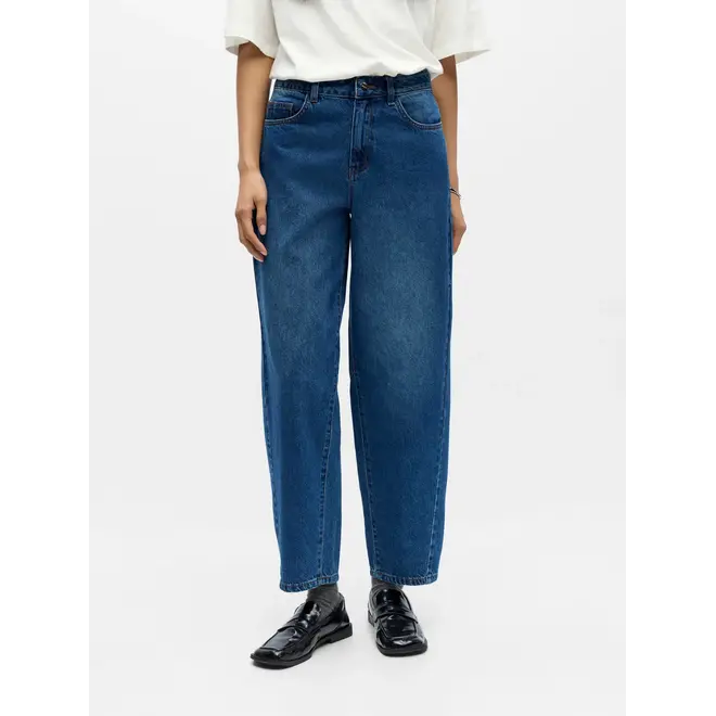 barrel jeans medium blue denim