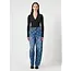 YAS barrel jeans met stippen
