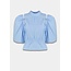Harper&Yve jacey blouse met afneembare mouwen blauw