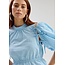 Harper&Yve jacey blouse met afneembare mouwen blauw