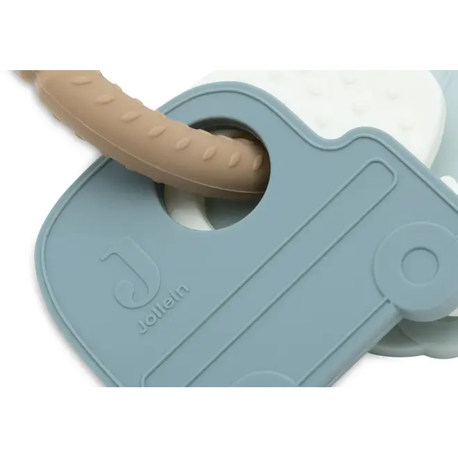 silicone teething ring keychain on the go