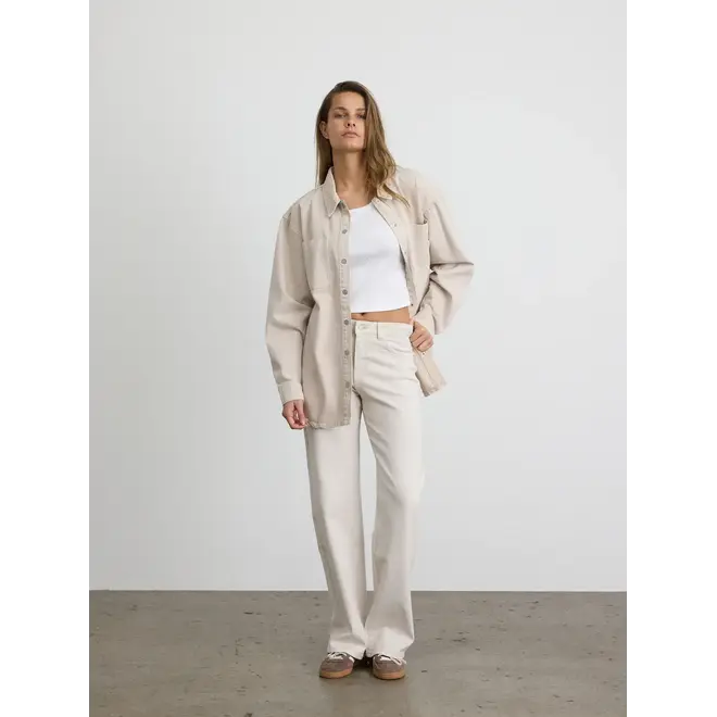 straight jeans beige