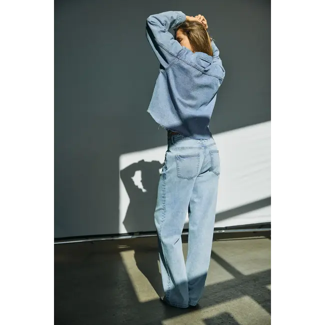 Noisy may baggy jeans light blue denim