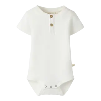 Lil' Atelier body met knoopjes off white