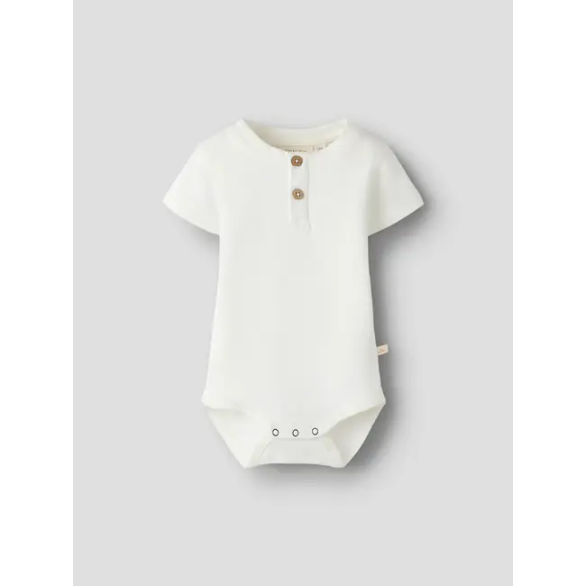 Lil' Atelier body met knoopjes off white