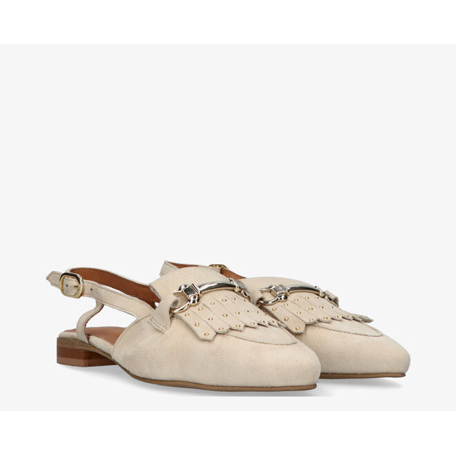 slingbacks beige suede