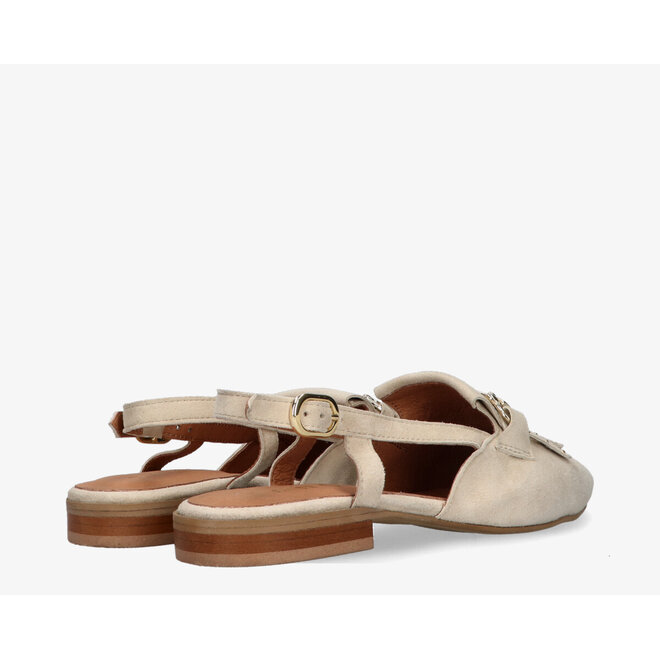 slingbacks beige suede