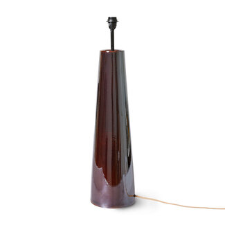HK Living cone floor lamp base xl brown