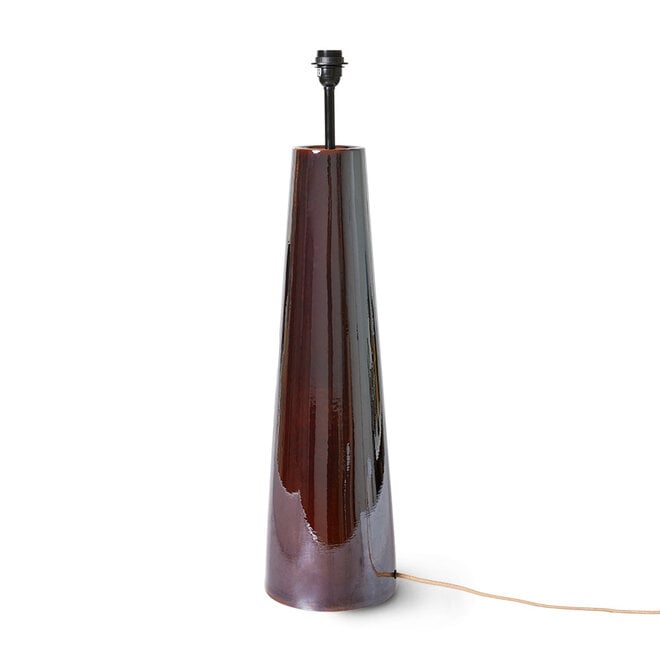 cone floor lamp base xl brown