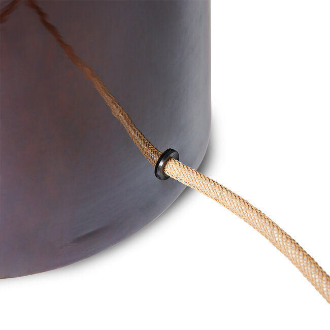 HK Living vol5110 cone floor lamp base xl brown