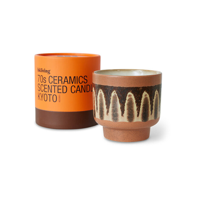 HK Living 70s ceramics candle kyoto