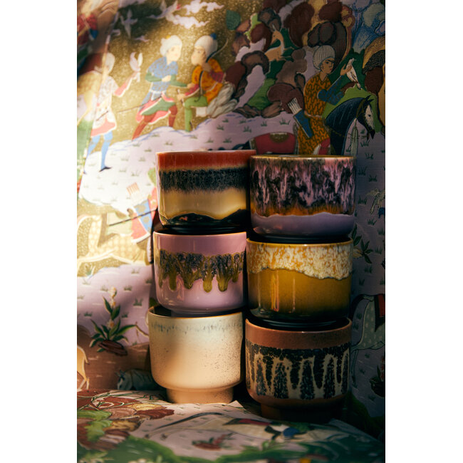 HK Living 70s ceramics candle valencia