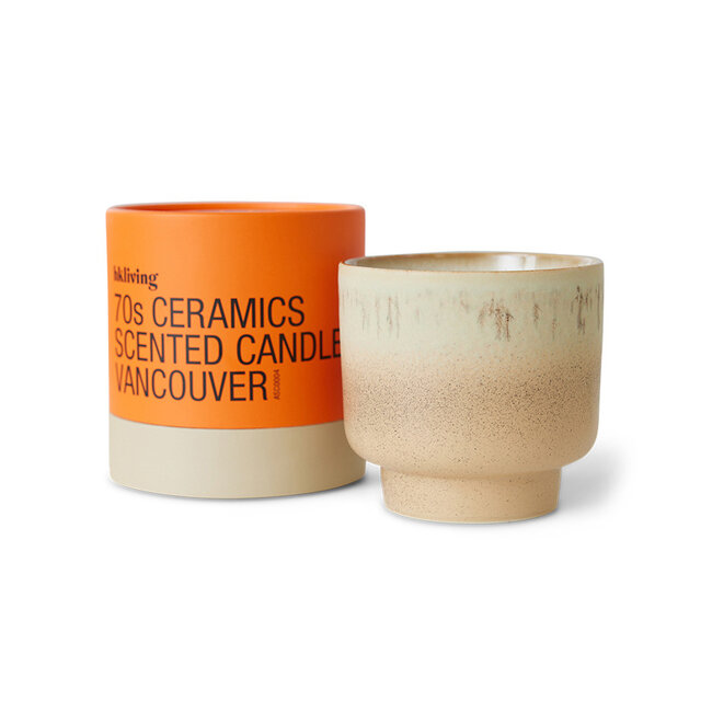 HK Living 70s ceramics scented candle Vancouver