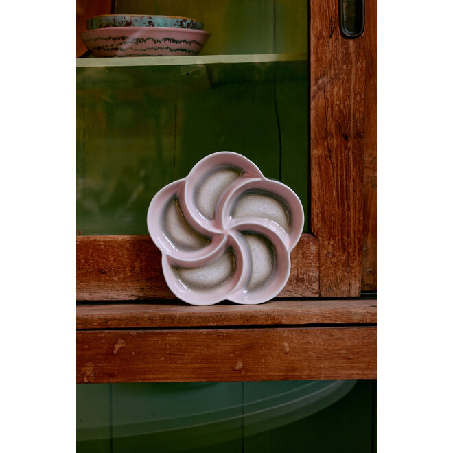 70s ceramic snack tray, muse