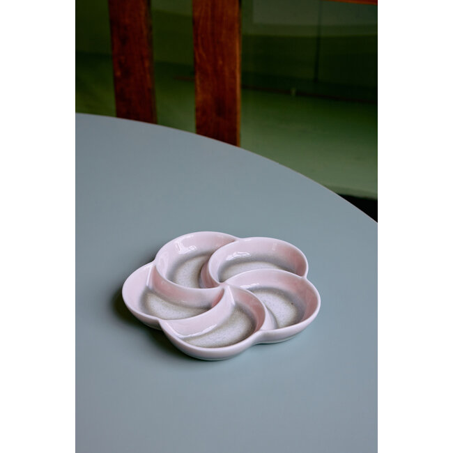 HK Living 70s ceramic snack tray, muse