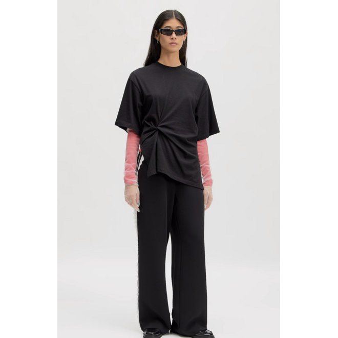 getailleerde top zwart