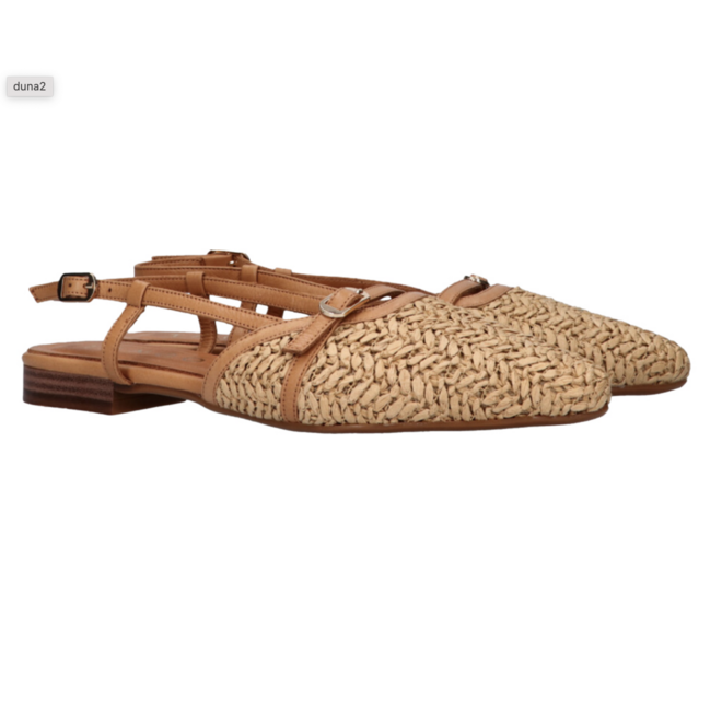 slingback cognac