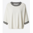 Knit shirt met zwarte strepen