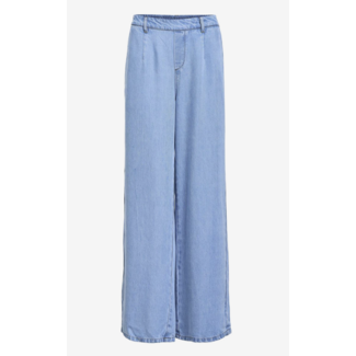 Object Wijde pantalon lichtblauw