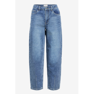 Object Barrel jeans mid blue