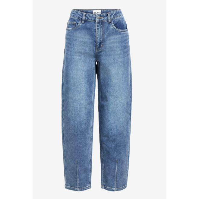 Barrel jeans mid blue
