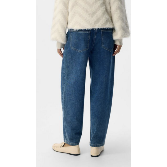 Barrel jeans mid blue