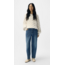Object Barrel jeans mid blue