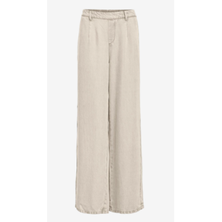Object Wijde pantalon beige