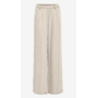 Wijde pantalon beige