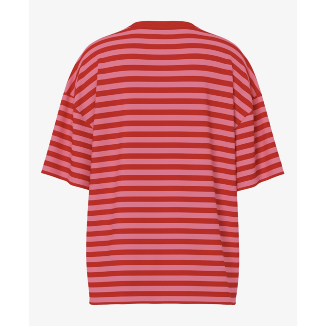 Oversize t-shirt gestreept