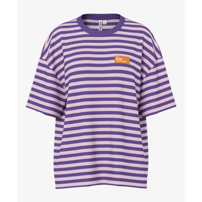 Oversize t-shirt gestreept