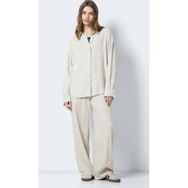 Noisy may Luchtige linnenblouse