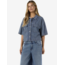 Noisy may jeansblouse korte mouwen