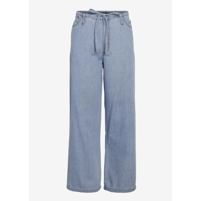 jeans met koordsluiting