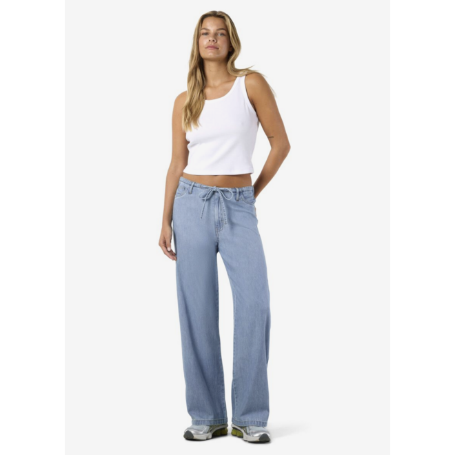 jeans met koordsluiting