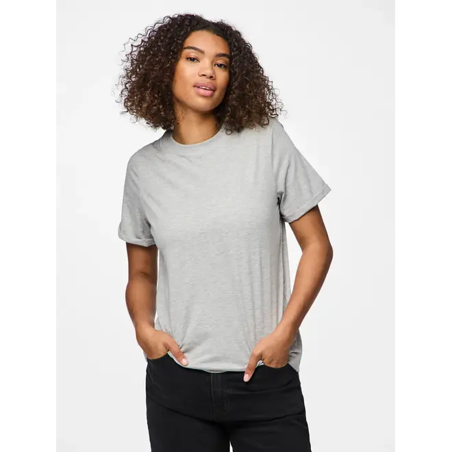 basic top light grey melange